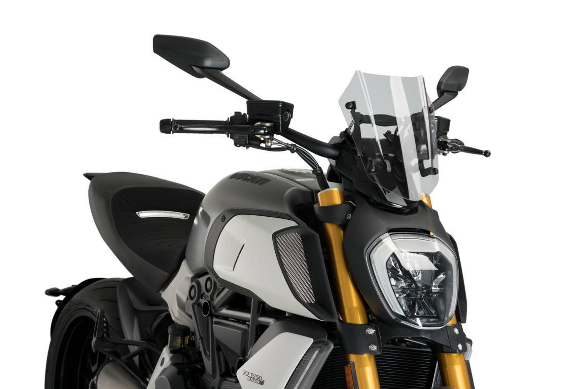 PUIG New Generation Sport Windscreen for Ducati Diavel 1260 / S PUIG New Generation Sport Windscreen for Ducati Diavel 1260 / S